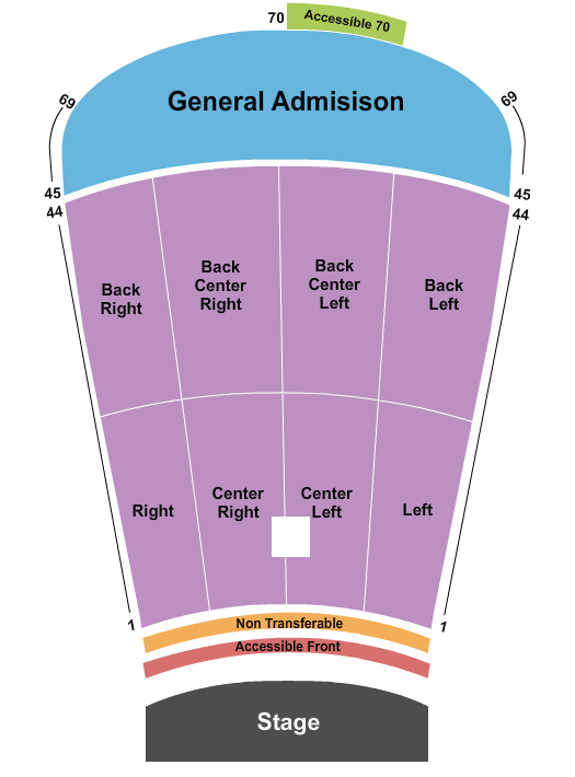 Red Rocks Amphitheatre Nathaniel Rateliff Seating Chart